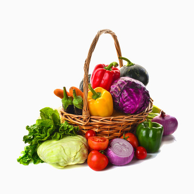 一篮子蔬菜产品实物与编号9586419的苗木培育技术